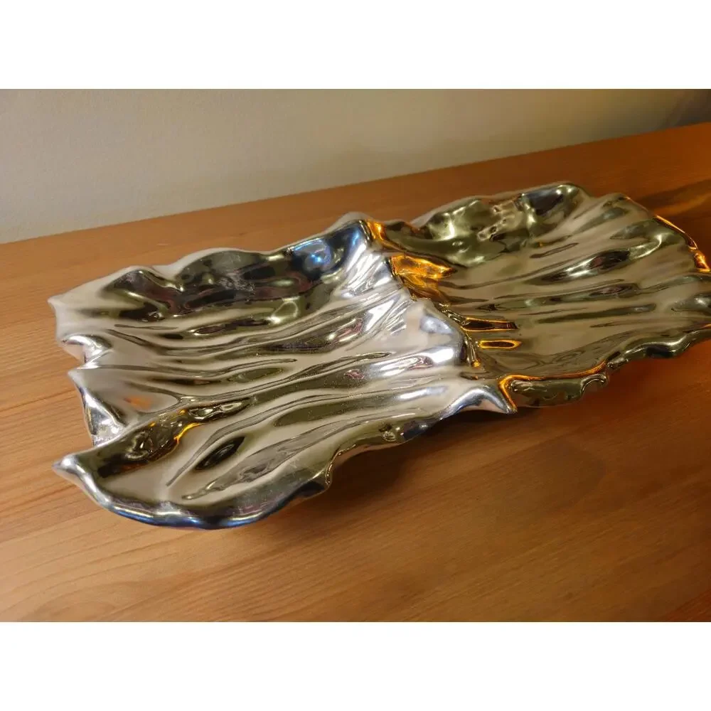Beatriz Ball Dual Double Dip Aluminum Alloy Serving Tray Mexico
